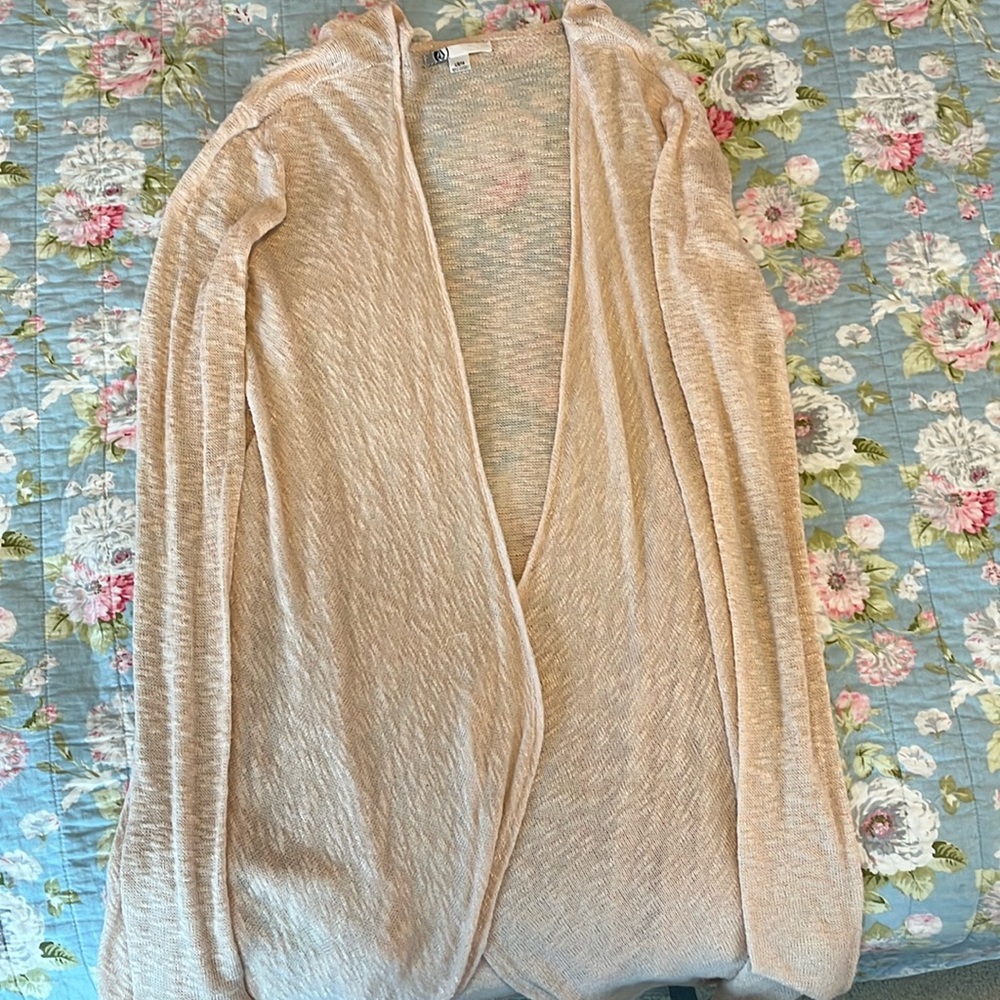 Pink, Volcom cardigan. Size Large.